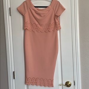Peach dress